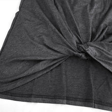 T shirt Dress for Women Summer 2020 New Plus Size Twist Knot Casual