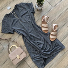 T shirt Dress for Women Summer 2020 New Plus Size Twist Knot Casual